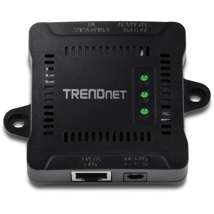 Trendnet Tpe-104Gs Network Splitter Black Power Over Ethernet (Poe)