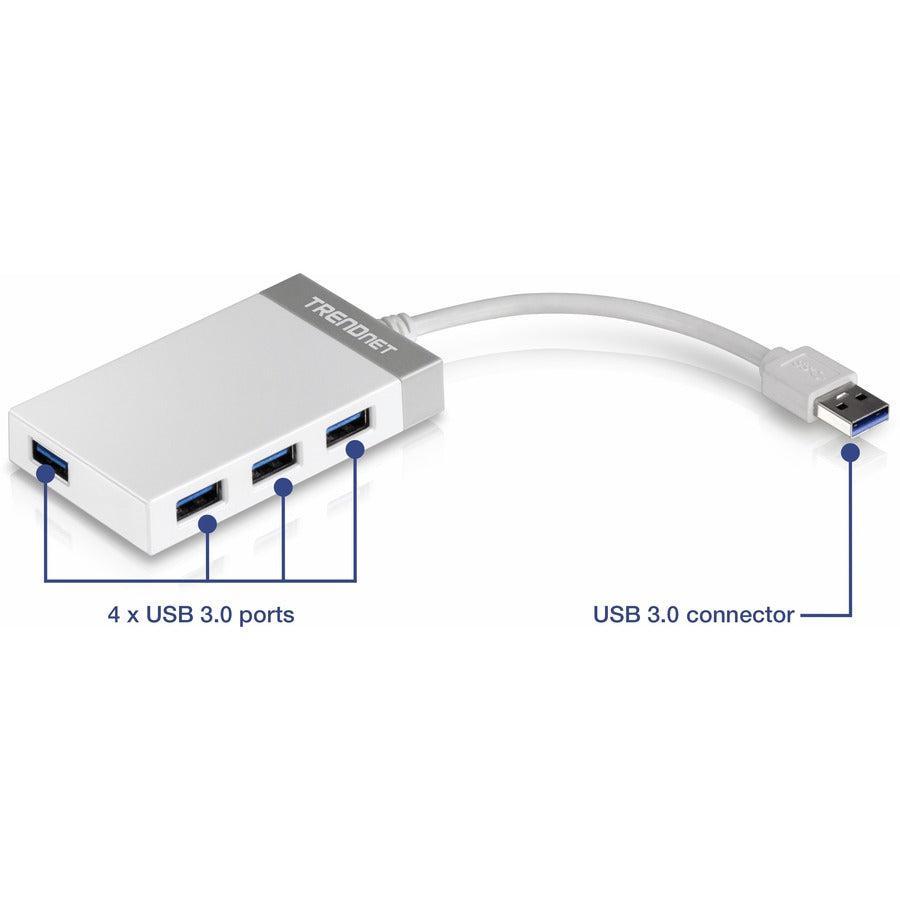 Trendnet Tu3-H4E Interface Hub 5000 Mbit/S White