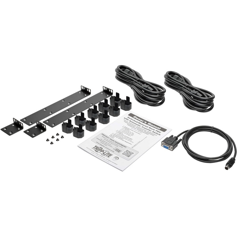 Tripp Lite 1.44Kw 120V Single-Phase Ats/Metered Pdu - 8 Nema 5-15R Outlets, Dual 5-15P Inputs, 12 Ft. Cords, 1U, Taa
