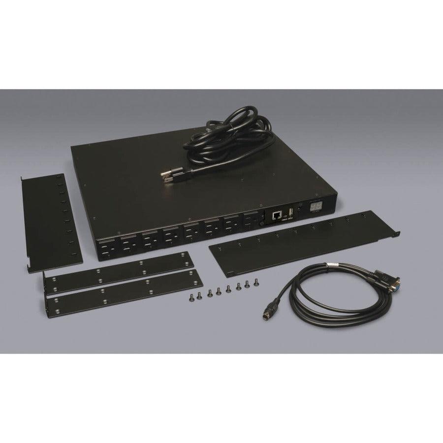 Tripp Lite 1.4Kw Single-Phase Switched Pdu, 120V Outlets (16 5-15R), 5-15P, 100-127V Input, 12Ft Cord, 1U Rack-Mount