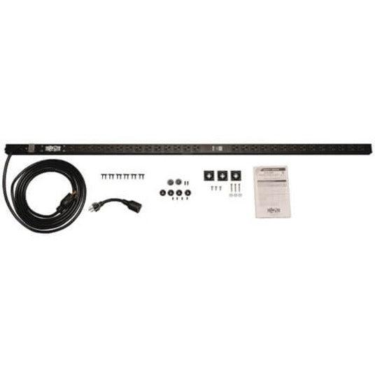 Tripp Lite 1.9 Kw Single-Phase Metered Pdu, 120V Outlets (28 5-15/20R), L5-20P/5-20P Adapter, 15Ft Cord, 0U Vertical