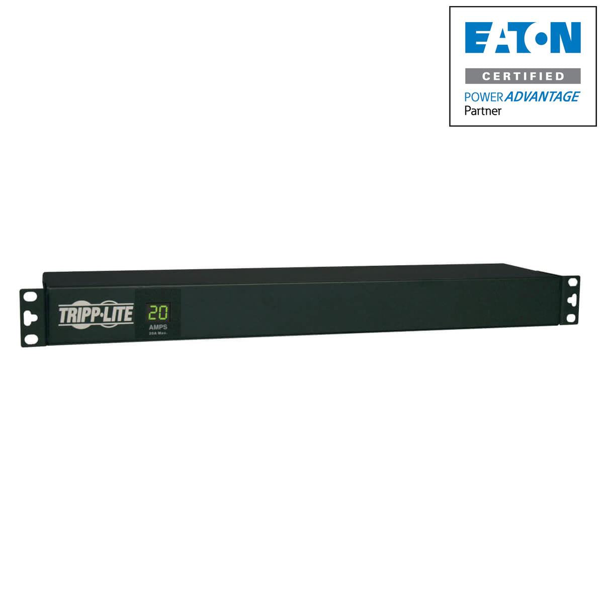 Tripp Lite 1.92Kw Single-Phase Metered Pdu, 120V (12 5-15/20R), L5-20P / 5-20P, 110-127V Input, 15Ft Cord, 1U Rack-Mount