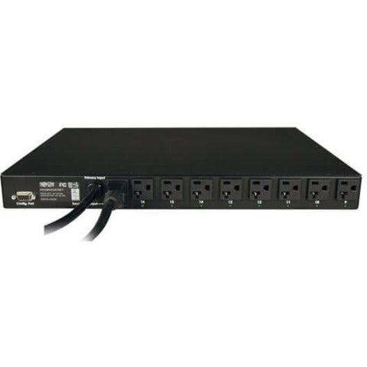 Tripp Lite 1.9Kw Single-Phase Ats / Switched Pdu, 120V (16 5-15/20R), 2 L5-20P / 5-20P Inputs, 2X 3.66 M (12-Ft.) Cords, 1U Rack-Mount