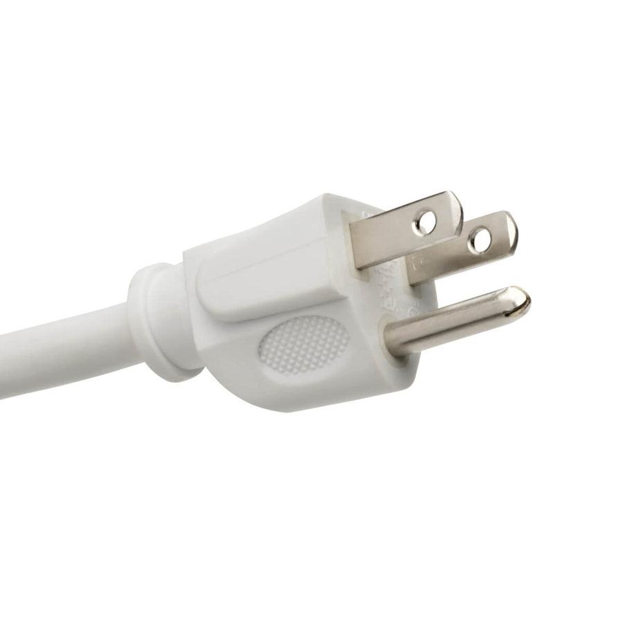 Tripp Lite 3-Outlet Surge Protector With 2 Usb Ports, 10 Ft. Cord – 510 Joules, Desk Clamp, White Housing