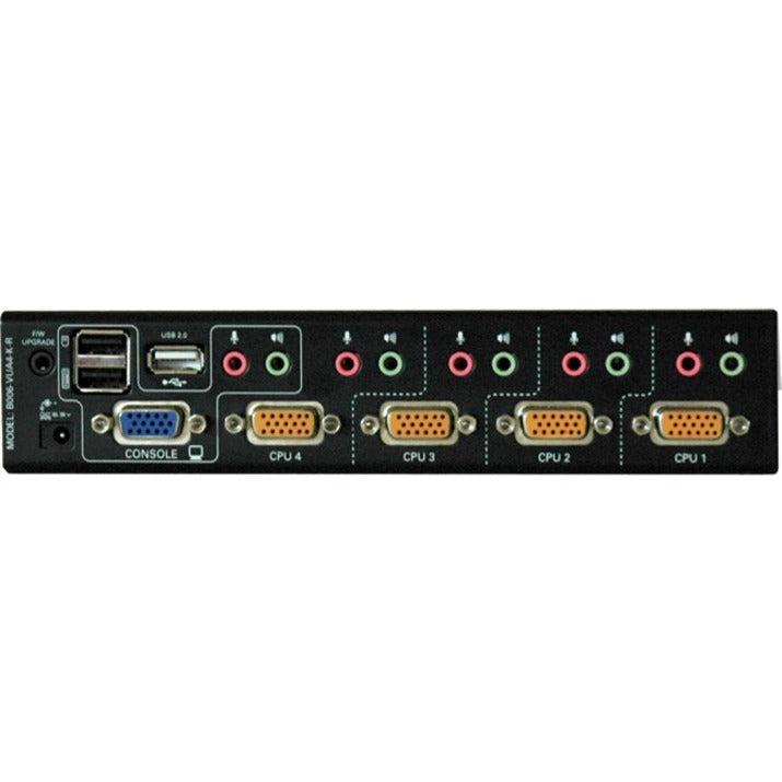 Tripp Lite 4-Port Kvm Switch With Audio, Osd And Peripheral Sharing