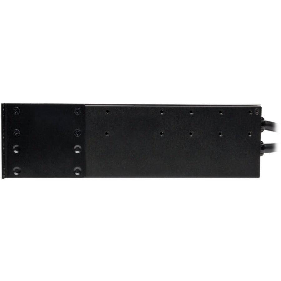 Tripp Lite 5Kw Single-Phase Ats/Switched Pdu, 208V (16 C13, 2 C19 & 1 L6-30R) 2 L6-30P Input Cords, 2U Rack-Mount