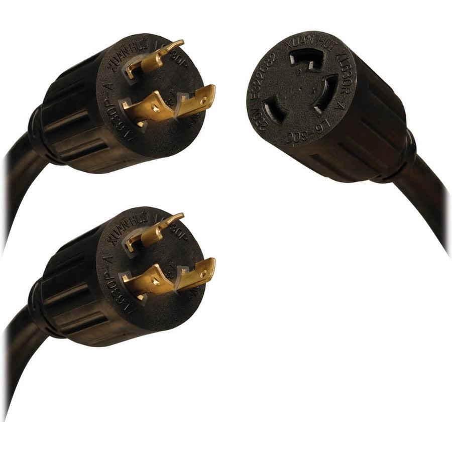 Tripp Lite 5.8Kw Single-Phase Ats/Monitored Pdu, 208/240V, L6-30R Outlet, 2 L6-30P Inputs, 1U