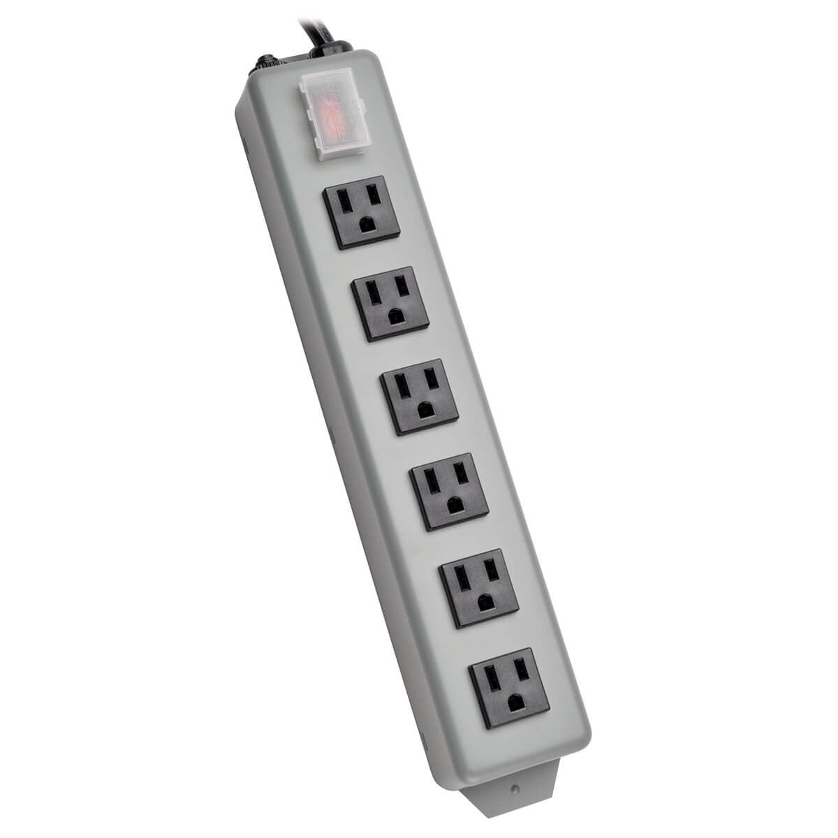 Tripp Lite 6Sp Surge Protector Black 6 Ac Outlet(S) 120 V 1.8 M