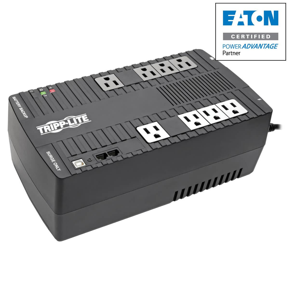 Tripp Lite Avr650Um Uninterruptible Power Supply (Ups) Line-Interactive 0.65 Kva 325 W 8 Ac Outlet(S)