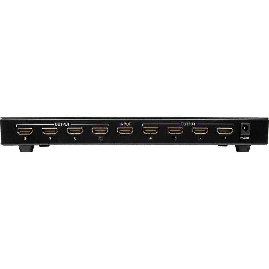Tripp Lite B118-008-Uhd 8-Port Hdmi Splitter - 4K, Hdcp 1.3