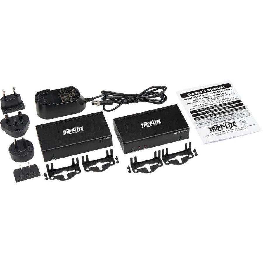 Tripp Lite B127-1A1-Ch Usb-C To Hdmi Over Cat6 Extender Kit, Transmitter/Receiver, 4K 60 Hz, Poc, Hdr, 60W Pd Charging, 125 Ft., Taa