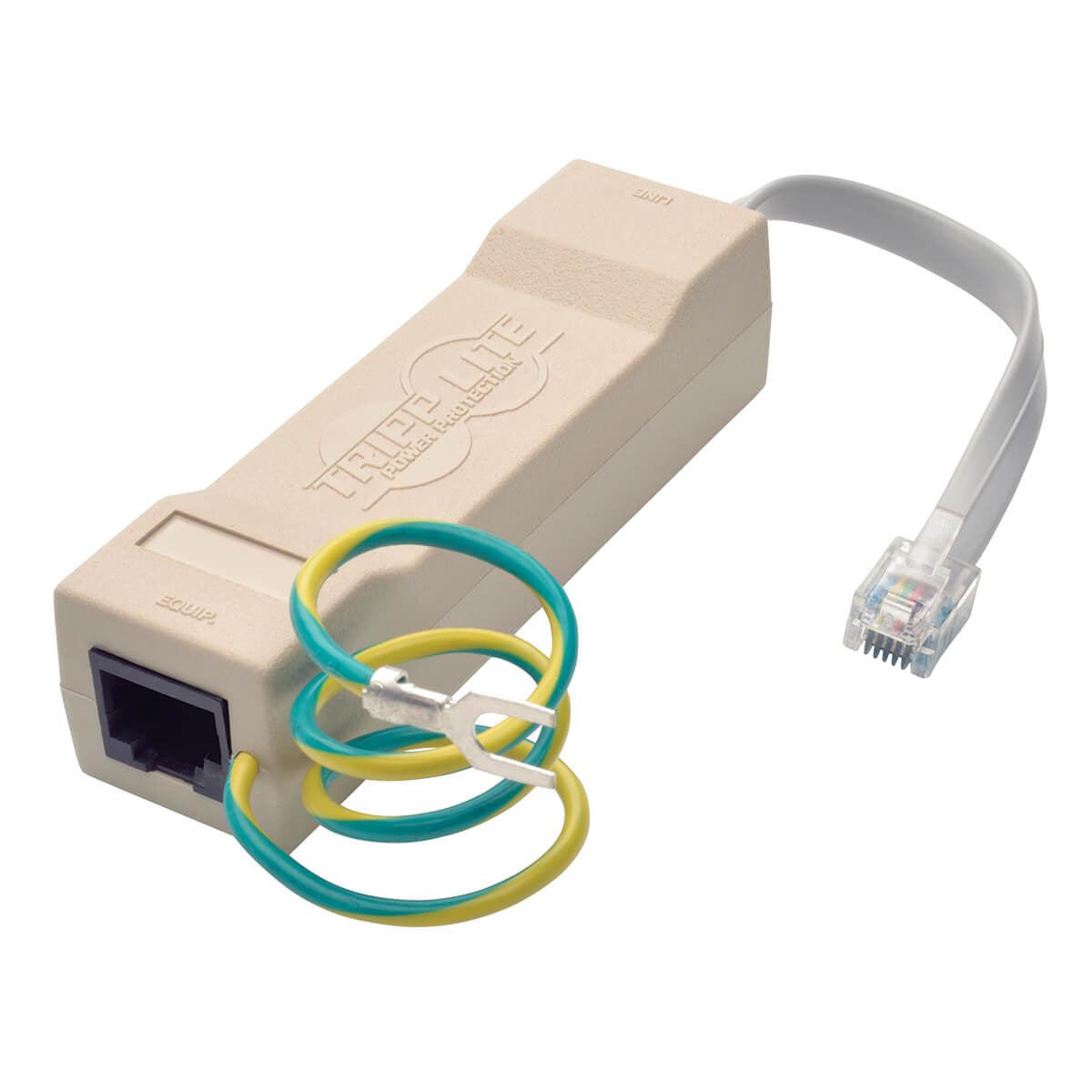 Tripp Lite Dtel2 Datashield In-Line Surge Protector For Network And Phone Lines, 2-Line Rj11/Rj45