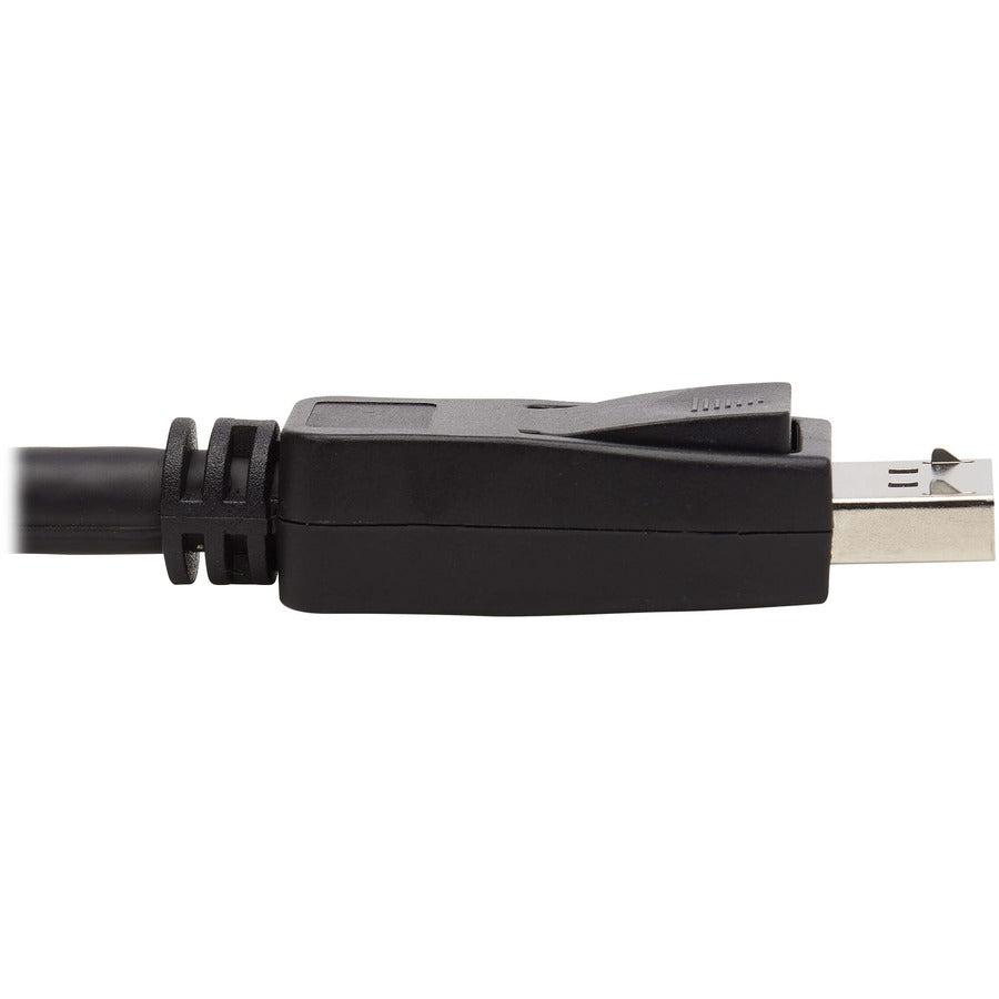 Tripp Lite Dual Displayport Kvm Cable Kit - Dp, Usb, 3.5 Mm Audio (3Xm/3Xm) + Dp (M/M), 4K, 4:4:4, 6 Ft. (1.83 M), Black