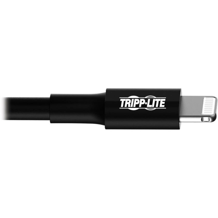 Tripp Lite M100-010-Bk Usb-A To Lightning Sync/Charge Cable, Mfi Certified - Black, M/M, Usb 2.0, 10 Ft. (3.05 M)