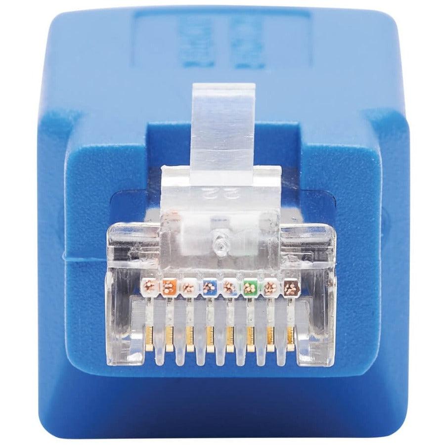 Tripp Lite N034-001-Sh Cisco Serial Console Rollover Adapter (M/F) - Rj45 To Rj45, Shielded, Blue