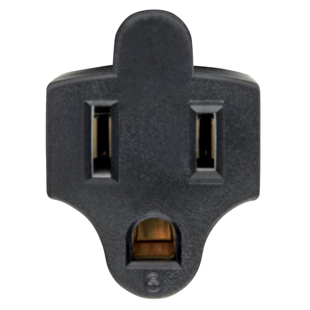 Tripp Lite Nema 5-15R To C14 Power Cord Adapter - 10A, 125V, Black