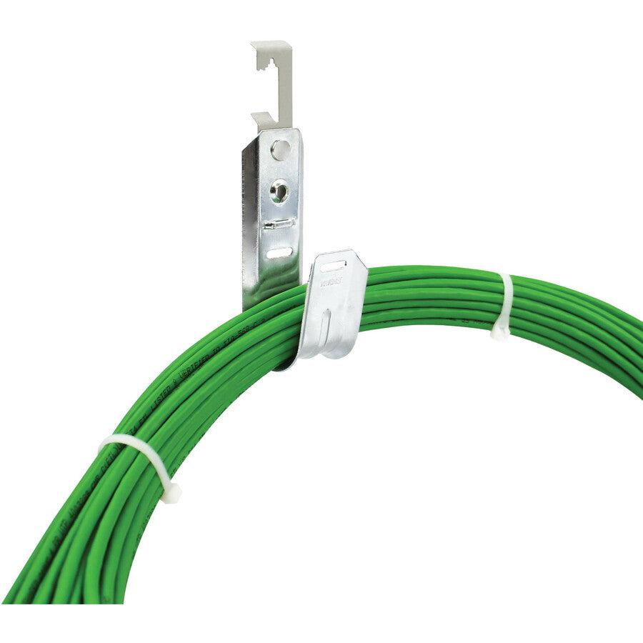Tripp Lite Ncm-Jhc20-25 J-Hook Cable Support - 2", Batwing, Galvanized Steel, 25 Pack