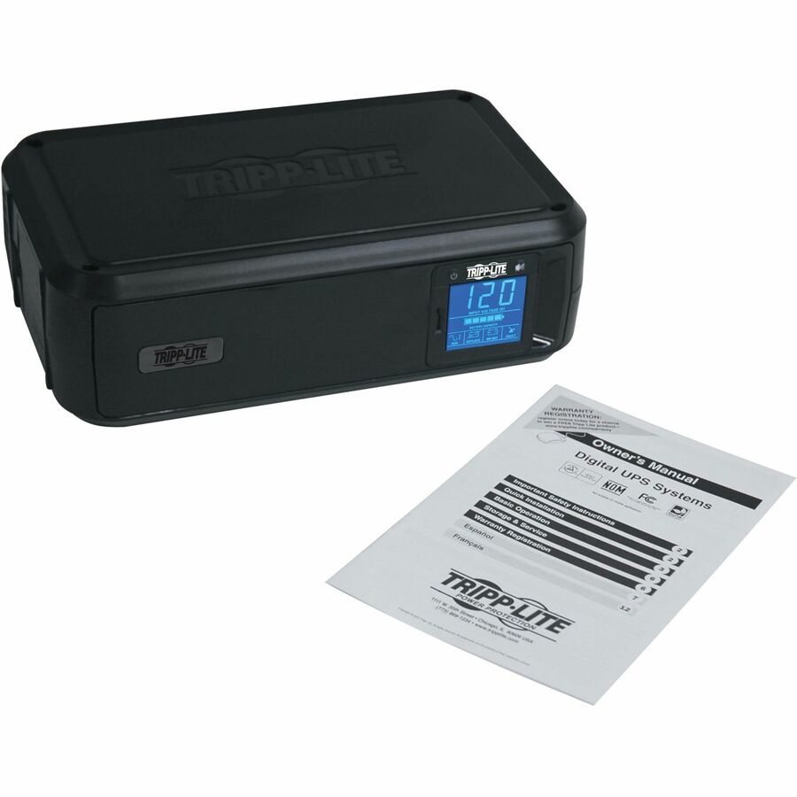 Tripp Lite OmniSmart LCD 120V 650VA 350W Line-Interactive UPS OMNI650LCD