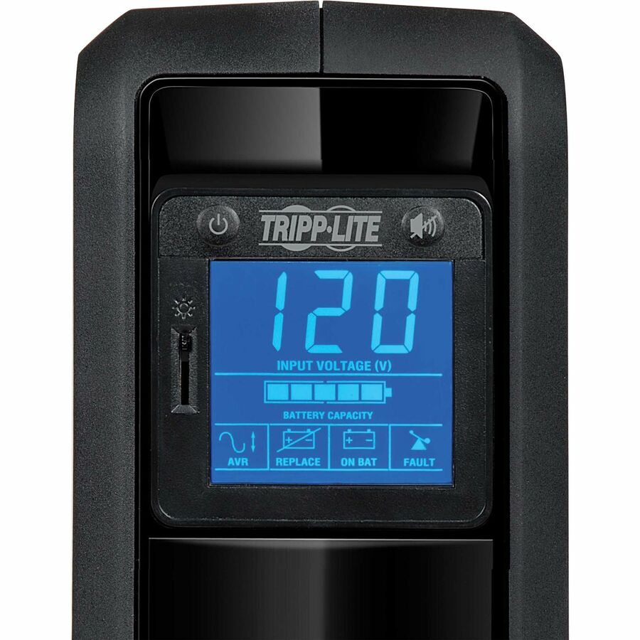 Tripp Lite OmniSmart LCD 120V 650VA 350W Line-Interactive UPS OMNI650LCD