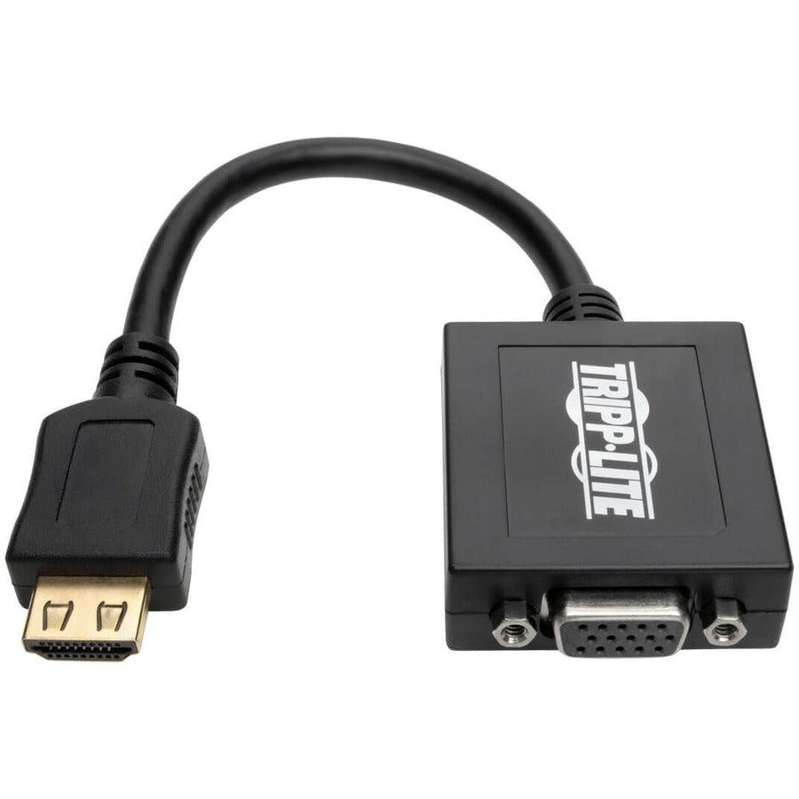 Tripp Lite P131-06N Hdmi To Vga With Audio Converter Cable Adapter For Ultrabook/Laptop/Desktop Pc, (M/F), 6-In. (15.24 Cm)