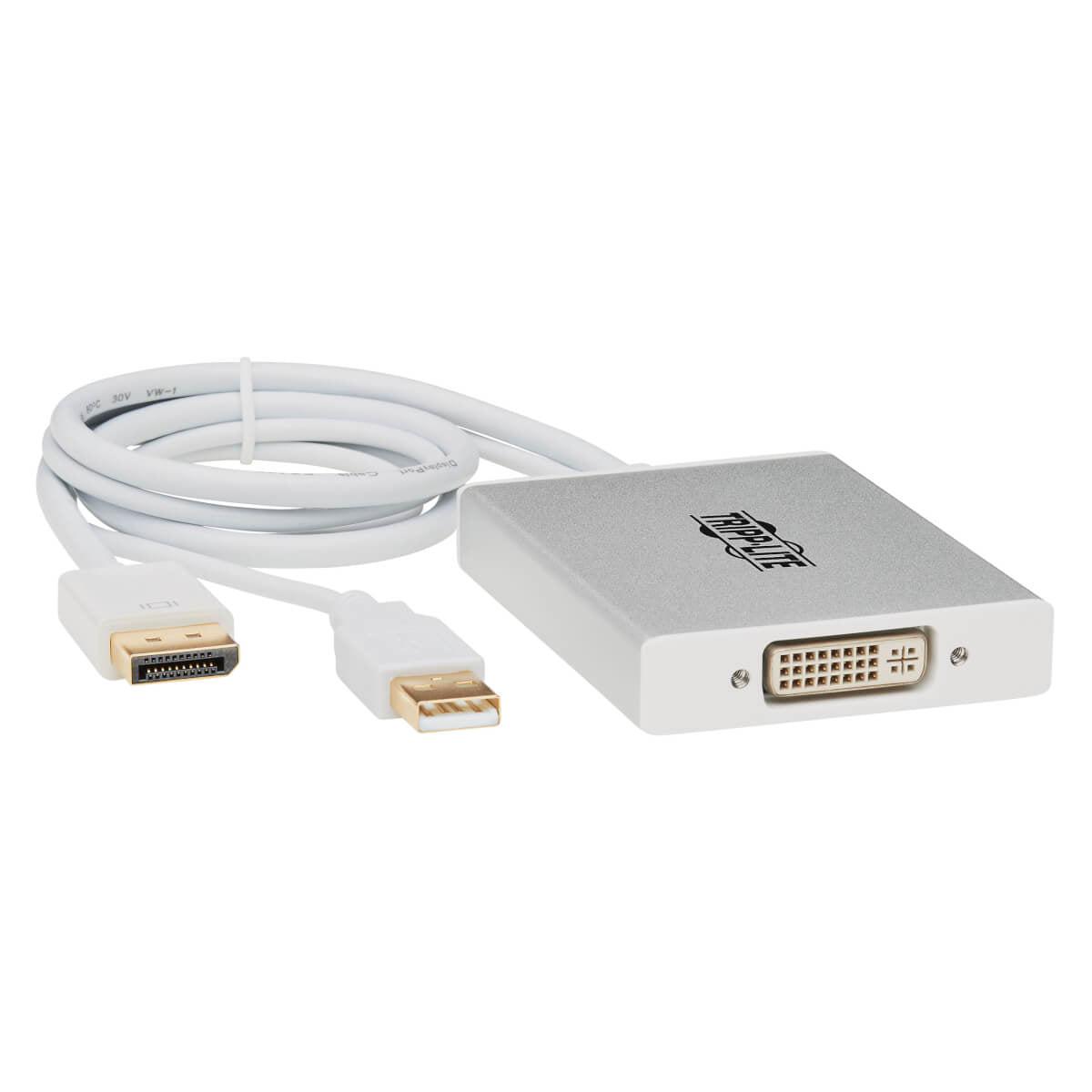 Tripp Lite P134-06N-Dvi-Dl Displayport To Dvi Dual-Link Active Adapter Video Converter (M/F), 6-In. (15.24 Cm)