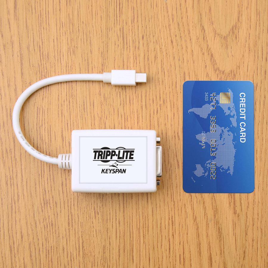 Tripp Lite P137-06N-Dvi Keyspan Mini Displayport To Dvi Adapter, Video Converter For Mac/Pc, White (M/F), 6-In. (15.24 Cm)
