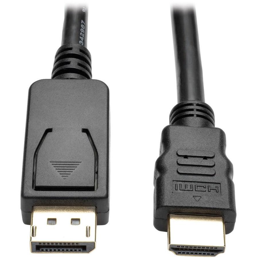 Tripp Lite P582-003-V2 Displayport 1.2 To Hdmi Adapter Cable (Dp With Latches To Hdmi M/M), 4K, 3 Ft. (0.9 M)