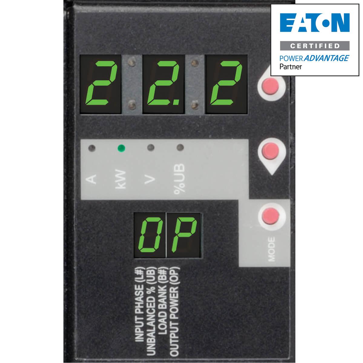 Tripp Lite Pdu3Xmv6G32 3-Phase Local Metered Pdu, 23Kw, 42 208-240V Outlets (36 C13, 6 C19), Iec309 32A Red (3P+N+E) 360-415V Input, 0U Vertical, Taa