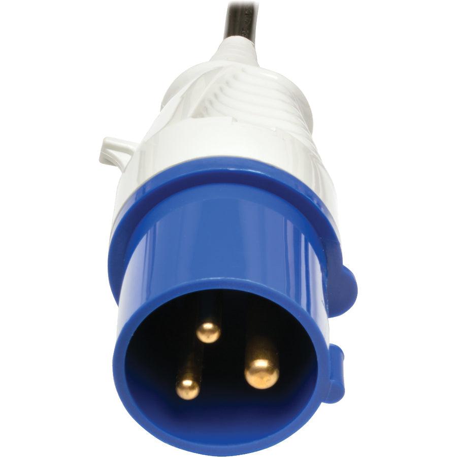 Tripp Lite Pdumv16Hv 3.7Kw Single-Phase Local Metered Pdu, 208/230V Outlets (32-C13, 6-C19), Iec309 16A Blue 16A, 0U Vertical