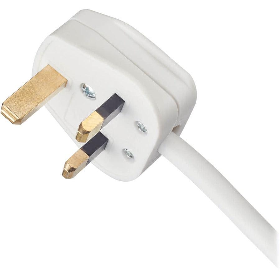 Tripp Lite Ps6B35W 6-Outlet Power Strip - British Bs1363A Outlets, Individually Switched, 220-250V, 13A, 3 M Cord, White