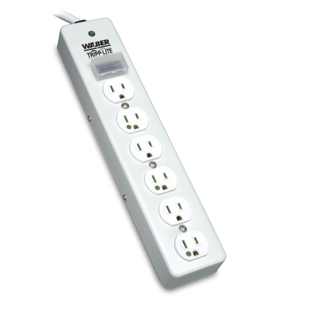 Tripp Lite Sps610Hgra Surge Protector White 6 Ac Outlet(S) 120 V 3 M