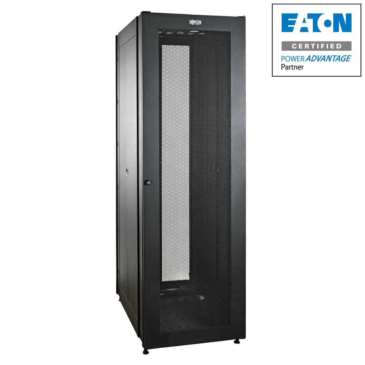 Tripp Lite Sr2000 Smartrack 42U Value Series Standard-Depth Rack Enclosure Cabinet With Doors, Side, Top And Bottom Panels