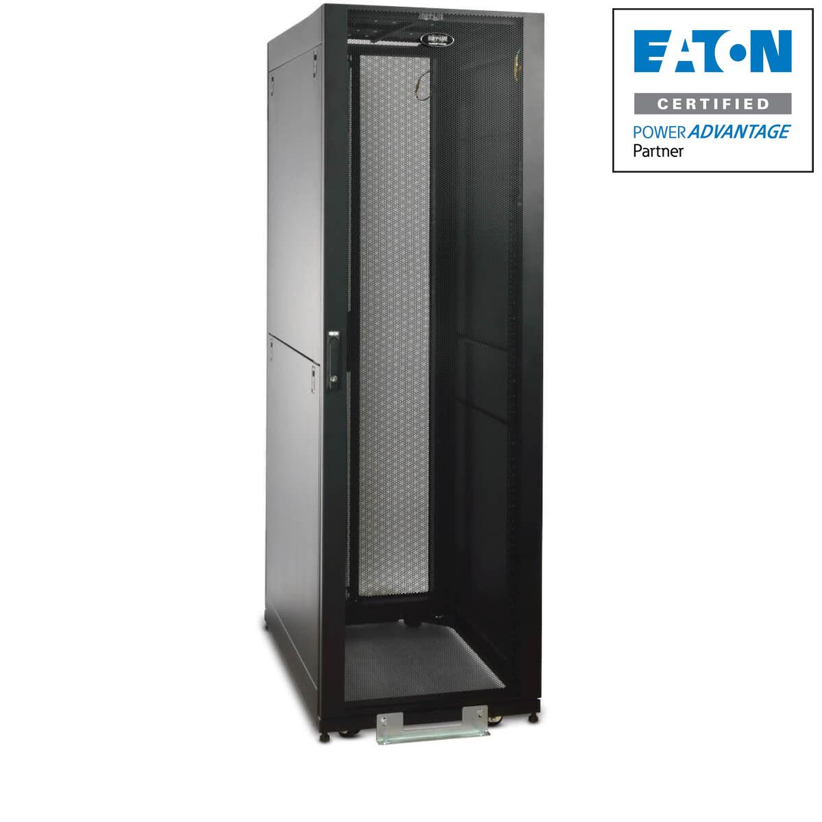 Tripp Lite Sr2400 42U Smartrack Value Series Standard-Depth Rack Enclosure Cabinet, 2400 Lbs (1088.6 Kgs) Capacity With Doors & Side Panels