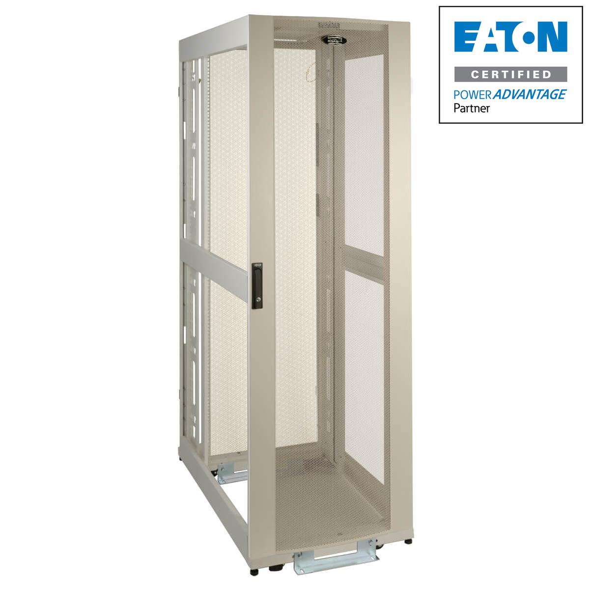 Tripp Lite Sr42Uwexp 42U Smartrack White Standard-Depth Rack Enclosure - Side Panels Not Included