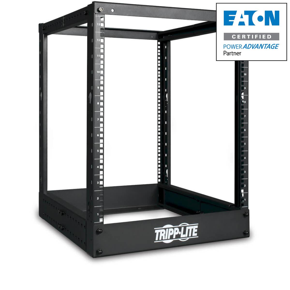 Tripp Lite Sr4Post13 13U Smartrack 4-Post Open Frame Rack - Organize And Secure Network Rack Equipment