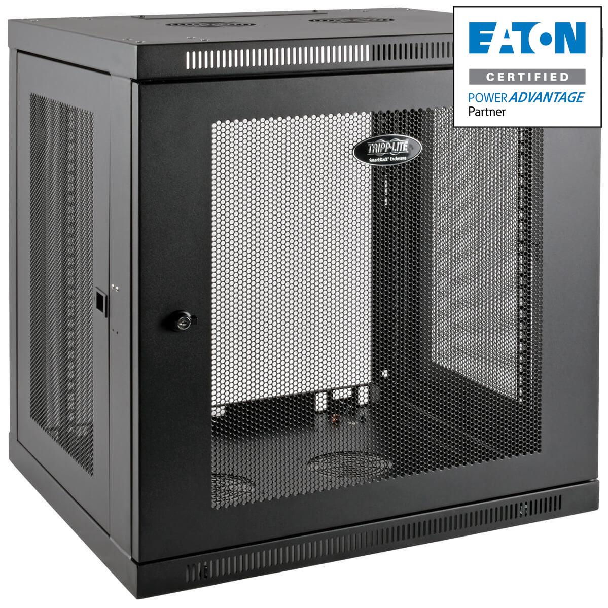 Tripp Lite Srw12Udp Smartrack 12U Low-Profile Switch-Depth-Plus Wall-Mount Small Rack Enclosure