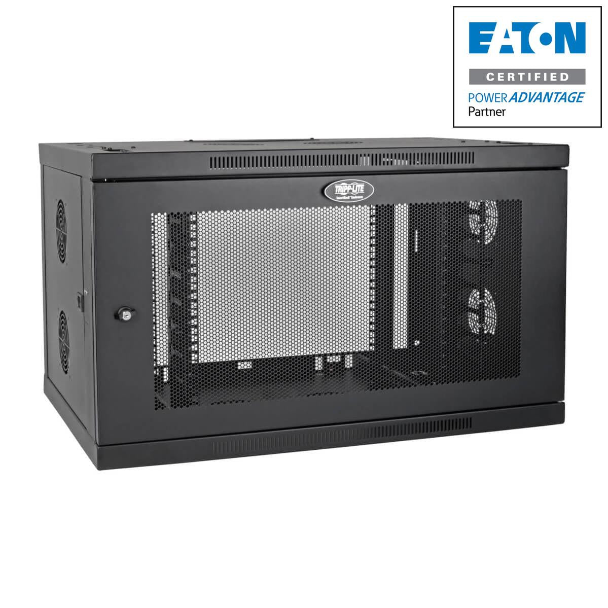 Tripp Lite Srw9Udpvrt Smartrack 9U Low-Profile Switch-Depth-Plus Wall-Mount Mini Rack Enclosure, Wide