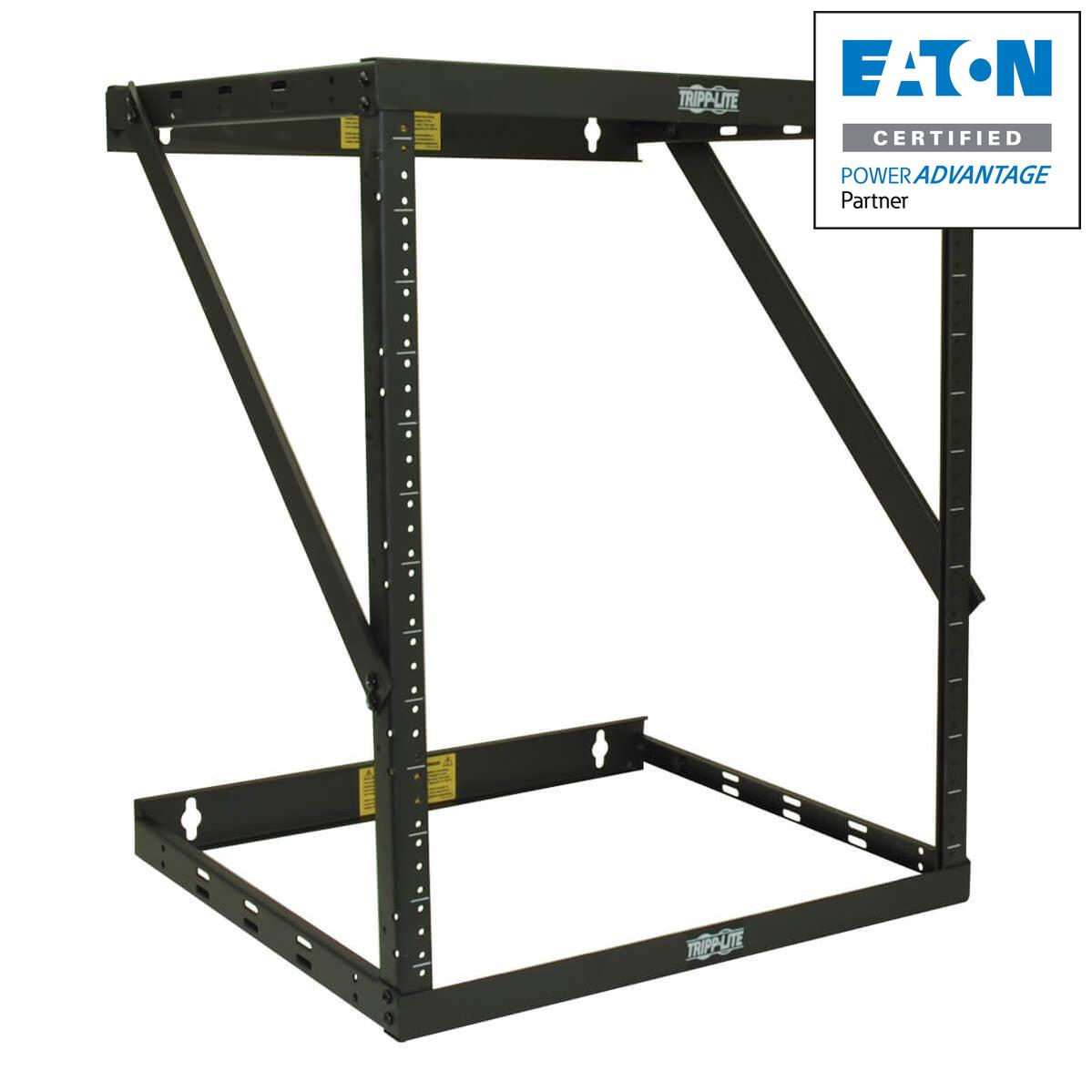 Tripp Lite Srwo12Uhd Smartrack 12U Heavy-Duty Flat-Pack Low-Profile Switch-Depth Wall-Mount 2-Post Open Frame Rack