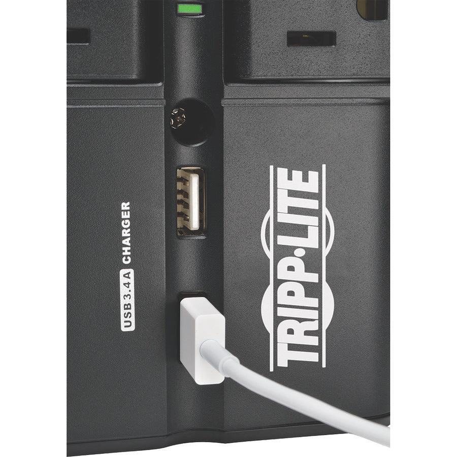 Tripp Lite Sk40Rusbb Surge Protector Black 4 Ac Outlet(S) 120 V