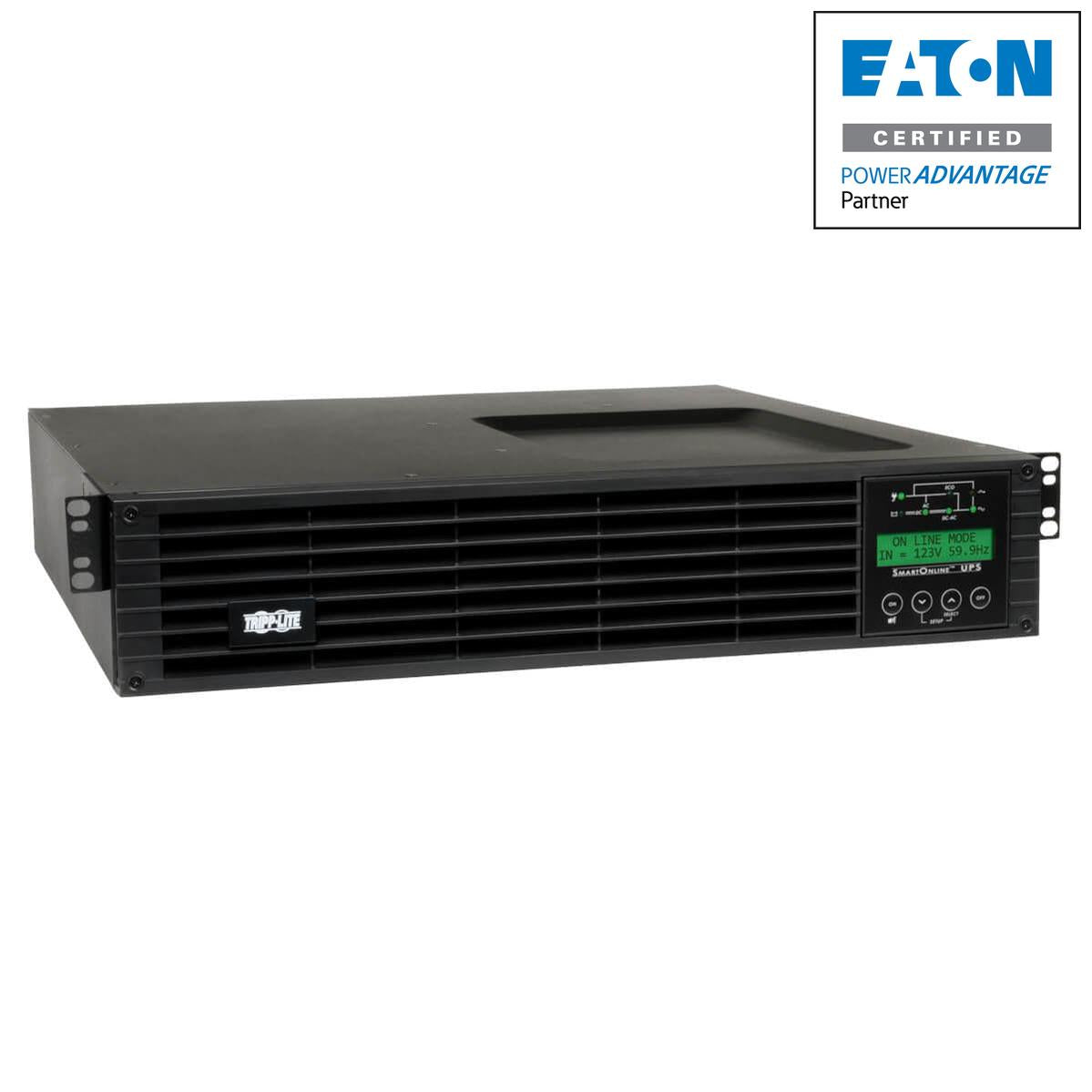 Tripp Lite Smartonline 120V 2.2Kva 1.8Kw Double-Conversion Ups, 2U Rack/Tower, Extended Run, Snmp Card, Lcd, Usb, Db9, Energy Star