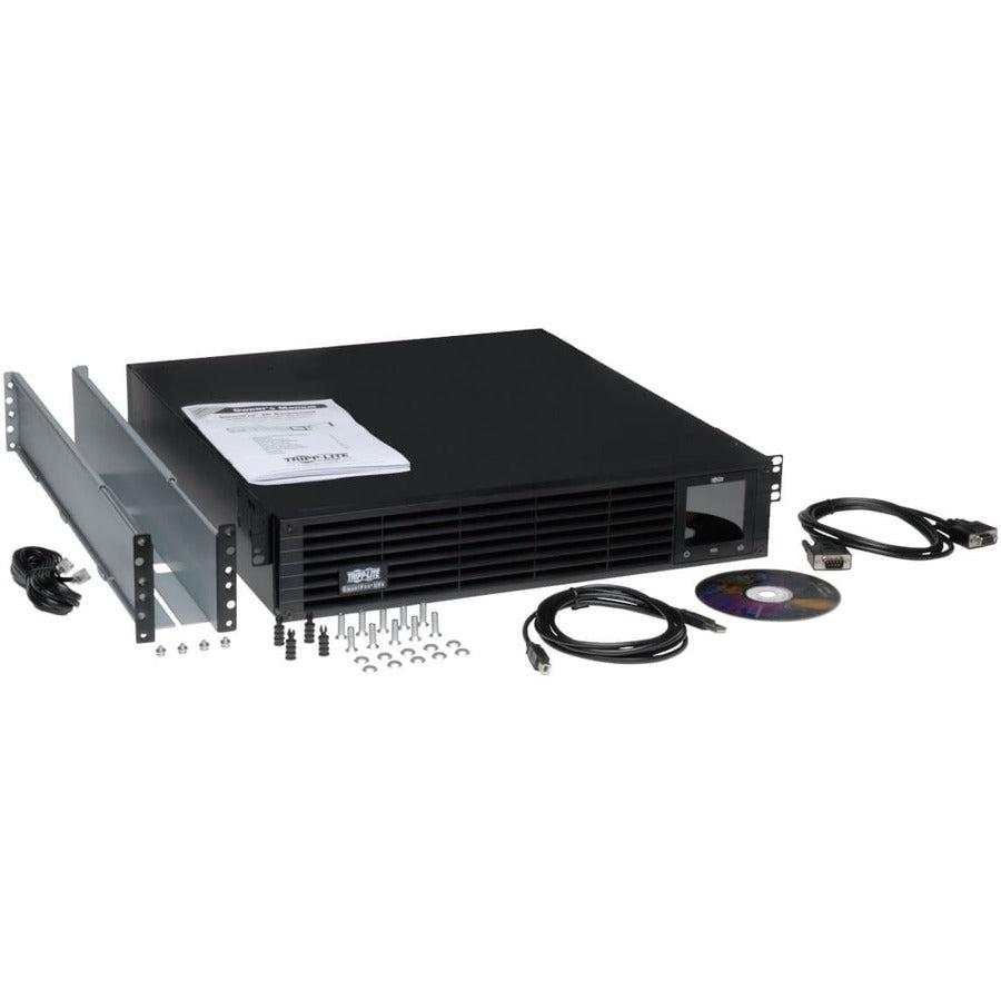 Tripp Lite Smartpro 120V 2.2Kva 1.92Kw Line-Interactive Sine Wave Ups, Snmp, Webcard Pre-Installed, 2U Rack/Tower, Lcd, Usb, Db9 Serial