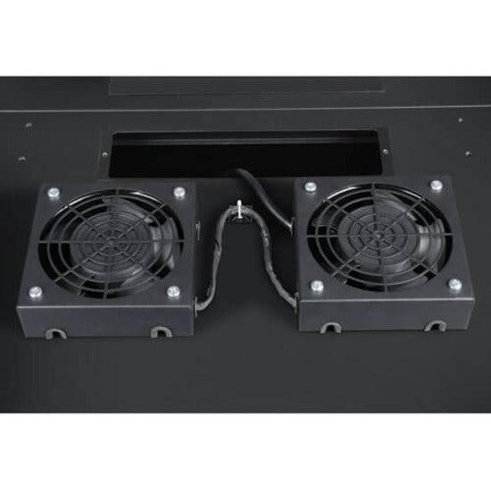 Tripp Lite Smartrack Wall-Mount Roof Fan Kit - 2-120V High-Performance Fans; 210 Cfm; 5-15P Plug