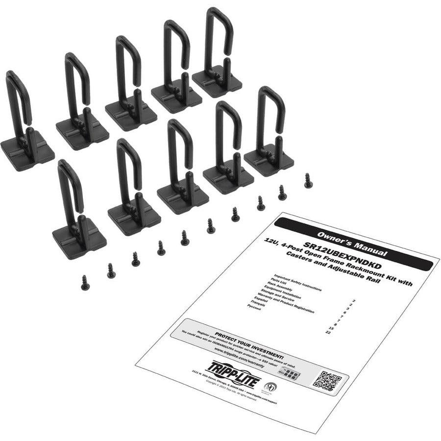 Tripp Lite Sr12Ubexpndkd Smartrack 12U Standard-Depth 4-Post Open Frame Rack