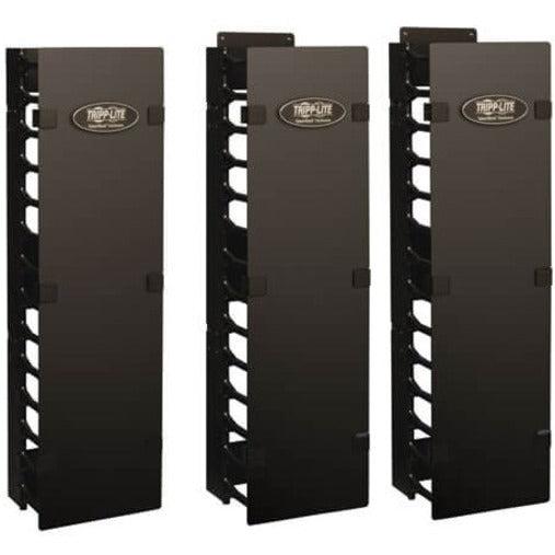 Tripp Lite Srcablevrt6 Smartrack 6-In. (15.24 Cm) Wide High Capacity Vertical Cable Manager - Double Finger Duct With Cover