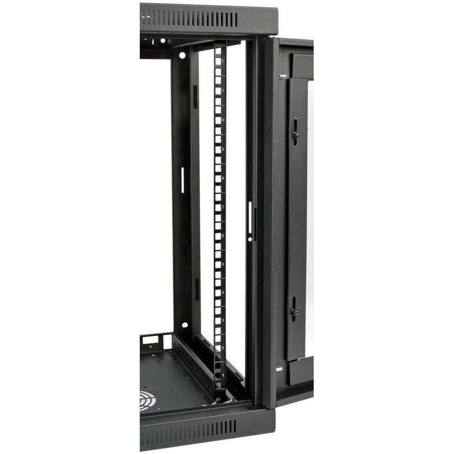 Tripp Lite Srw12Ug Smartrack 12U Low-Profile Switch-Depth Wall-Mount Small Rack Enclosure, Clear Acrylic Window