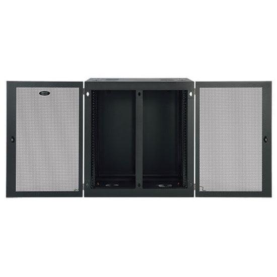Tripp Lite Srw18Uhd Smartrack 18U Heavy-Duty Low-Profile Server-Depth Side-Mount Wall-Mount Rack Enclosure Cabinet