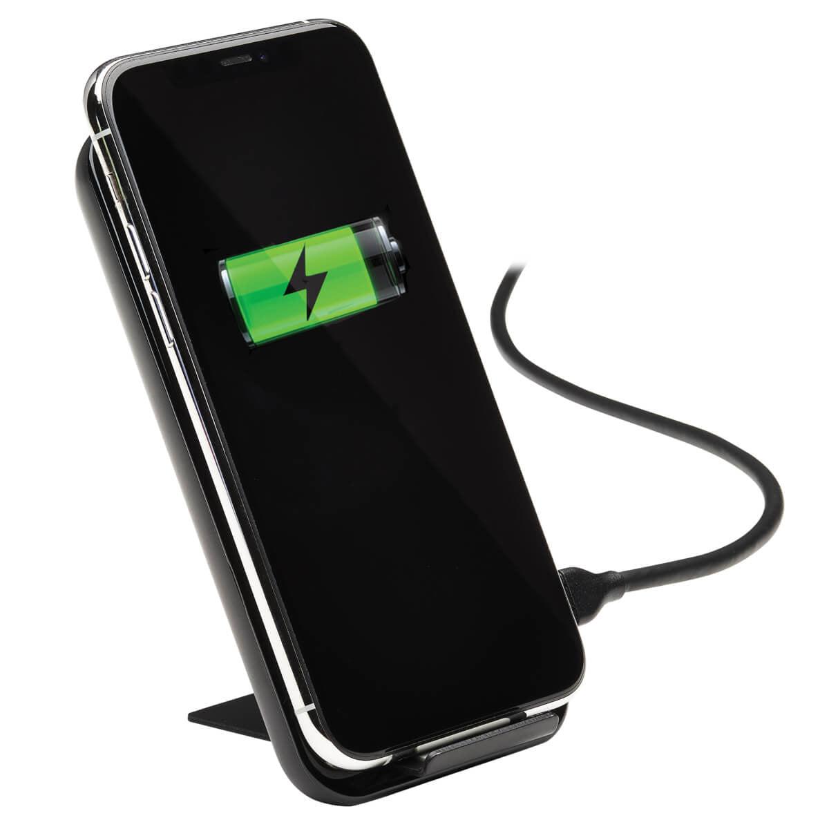 Tripp Lite U280-Q01St-Bk Wireless Charging Stand - 10W Fast Charging, Apple And Samsung Compatible, Black