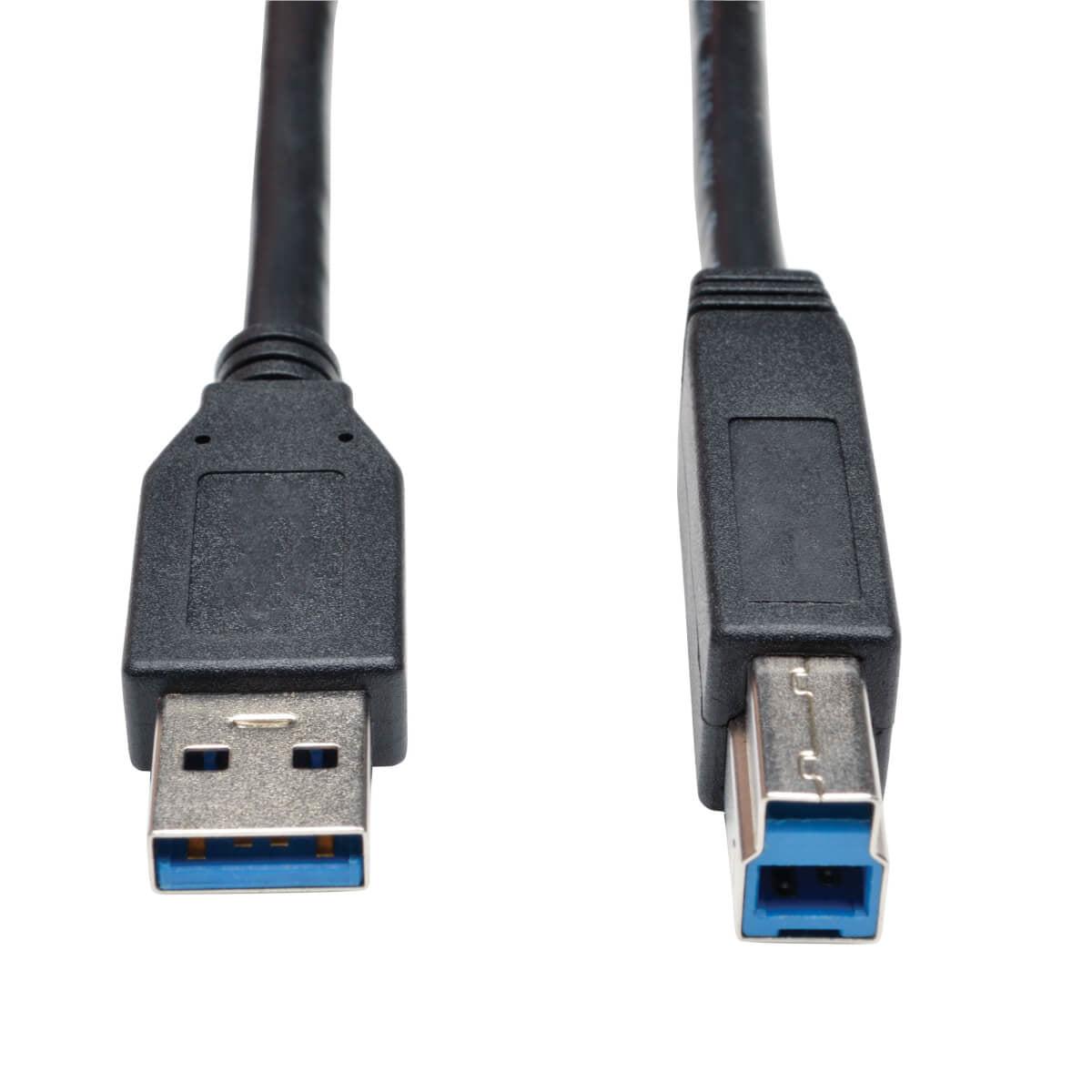 Tripp Lite U322-010-Bk Usb 3.0 Superspeed Device Cable (Ab M/M) Black, 10 Ft. (3.05 M)