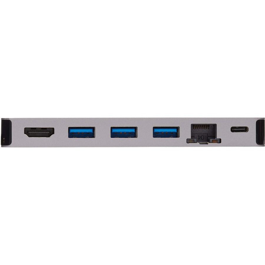 Tripp Lite U442-Dock5D-Gy Usb-C Dock - 4K Hdmi, Usb 3.2 Gen 1, Usb-A Hub, Gbe, Memory Card, 100W Pd Charging, Detachable Cord