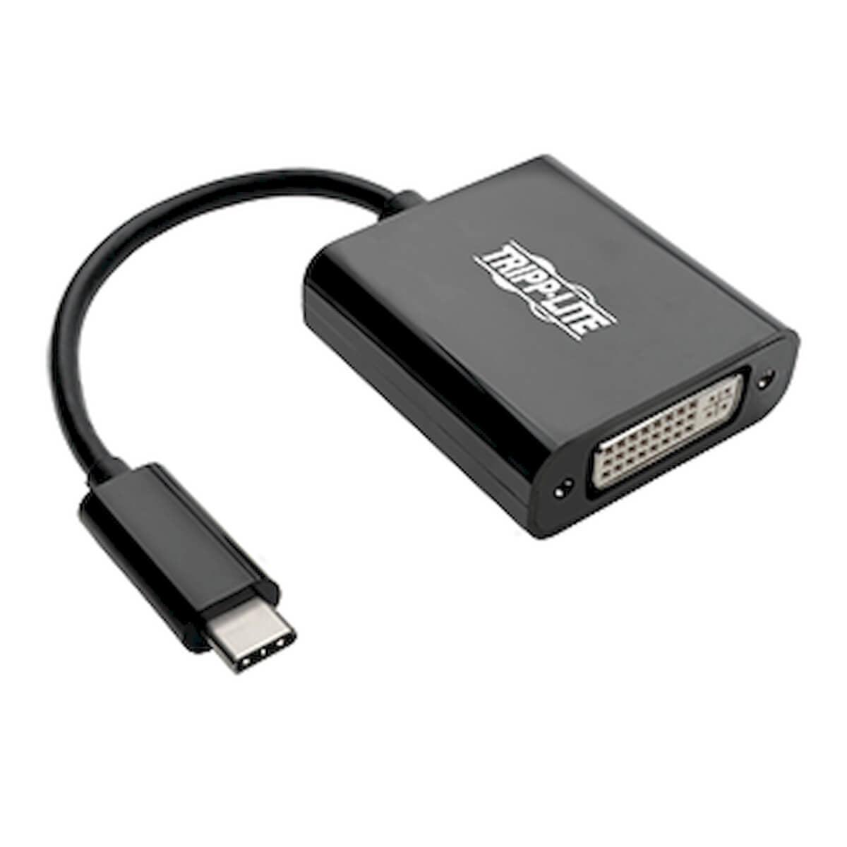 Tripp Lite U444-06N-Dvibam Usb-C To Dvi Adapter With Alternate Mode - Dp 1.2, Black